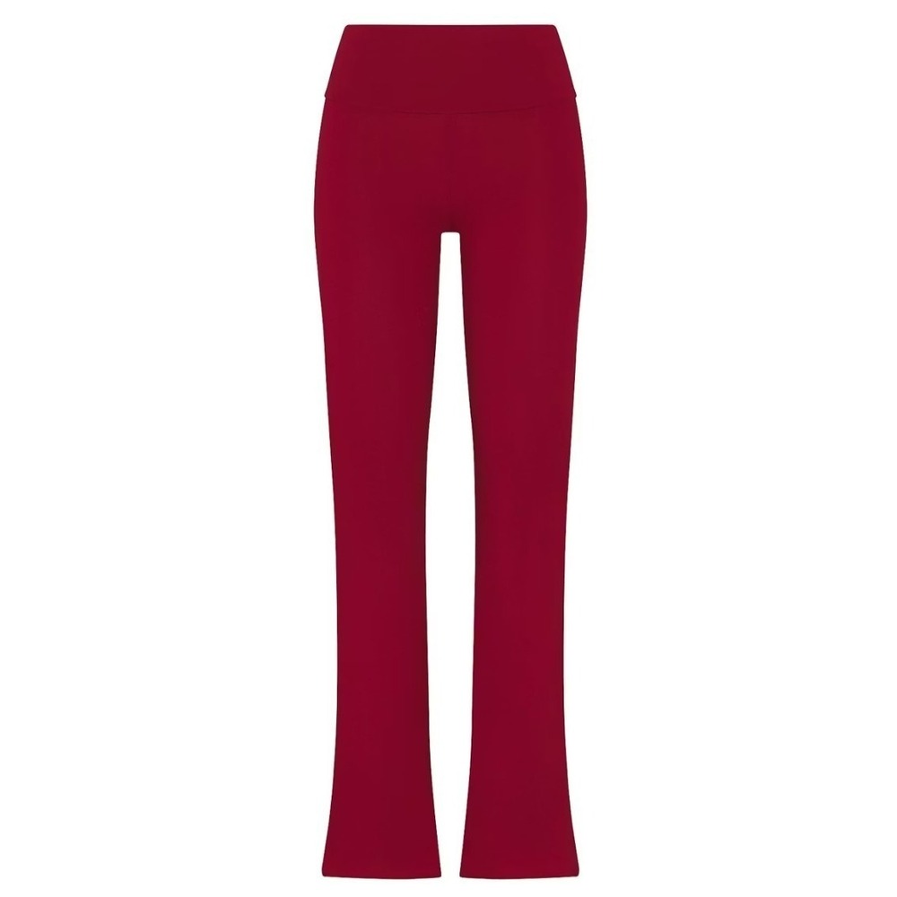 Skims Cotton Jersey Foldover Pant AP-PNT-0715 Brick XS